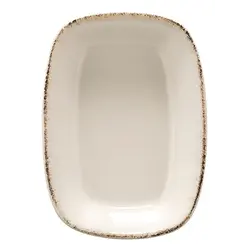 Соусник, Bonna, Retro коричневый край, 100 мл, 12 х 8,5 см