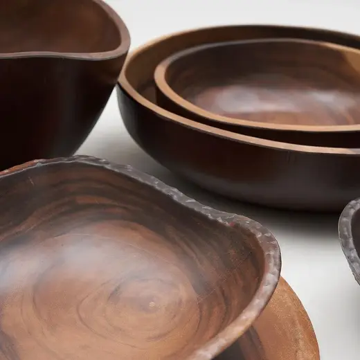 Салатник, P.L. Proff Cuisine, African Wood, 16 x 15,5 x 3 см, 300 мл