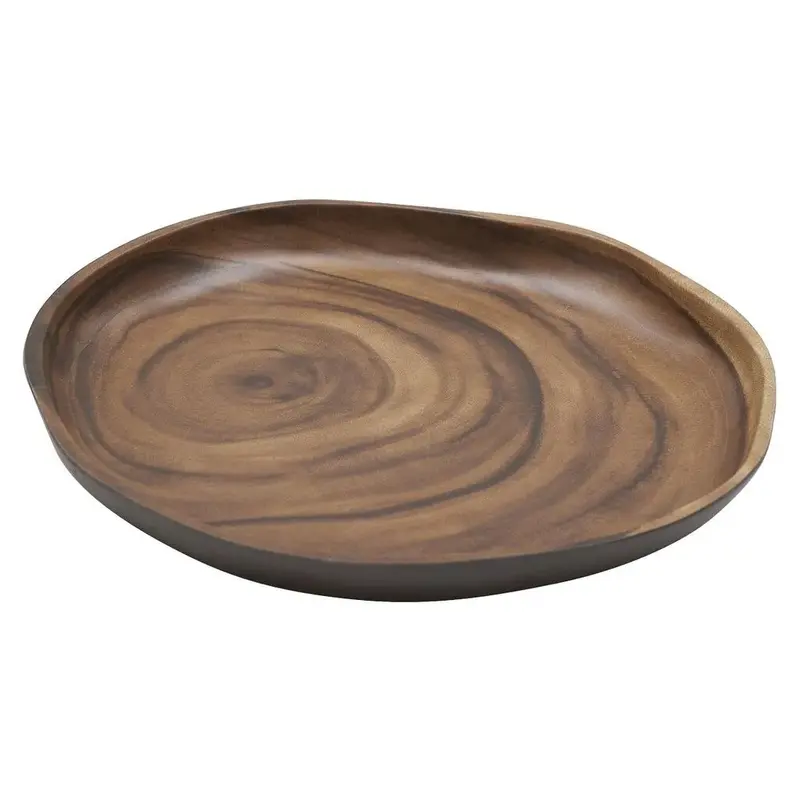 Блюдо овальное, P.L. Proff Cuisine, African Wood, 25 x 24,5 x 3 см, 500 мл