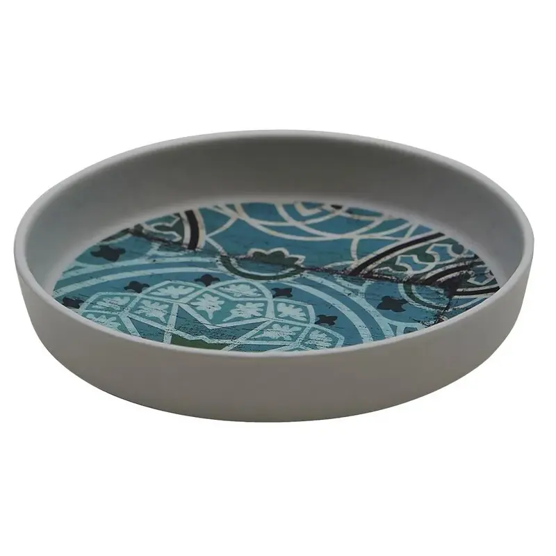 Тарелка, P.L. Proff Cuisine, Damask Blue, 16,4 x 3,3 см