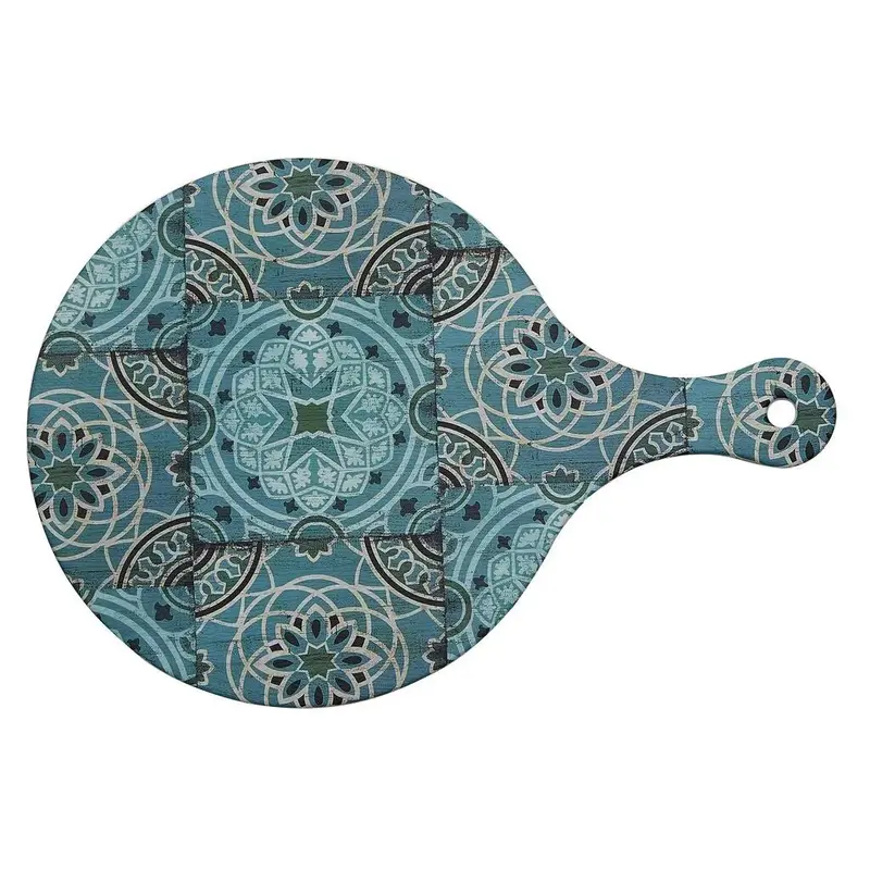 Доска для подачи, P.L. Proff Cuisine, Damask Blue, 37 x 25 x 1,8 см