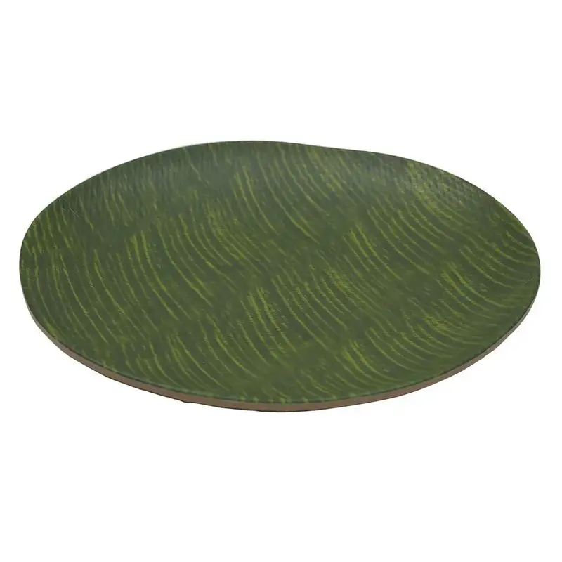 Блюдо круглое, P.L. Proff Cuisine, Green Banana Leaf, 26 x 3,5 см
