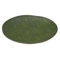 Блюдо круглое, P.L. Proff Cuisine, Green Banana Leaf, 26 x 3,5 см