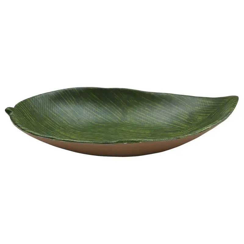 Блюдо овальное, P.L. Proff Cuisine, Green Banana Leaf, 37,8 x 22,9 x 7 см