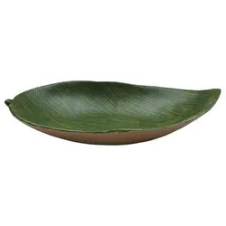 Блюдо овальное, P.L. Proff Cuisine, Green Banana Leaf, 37,8 x 22,9 x 7 см