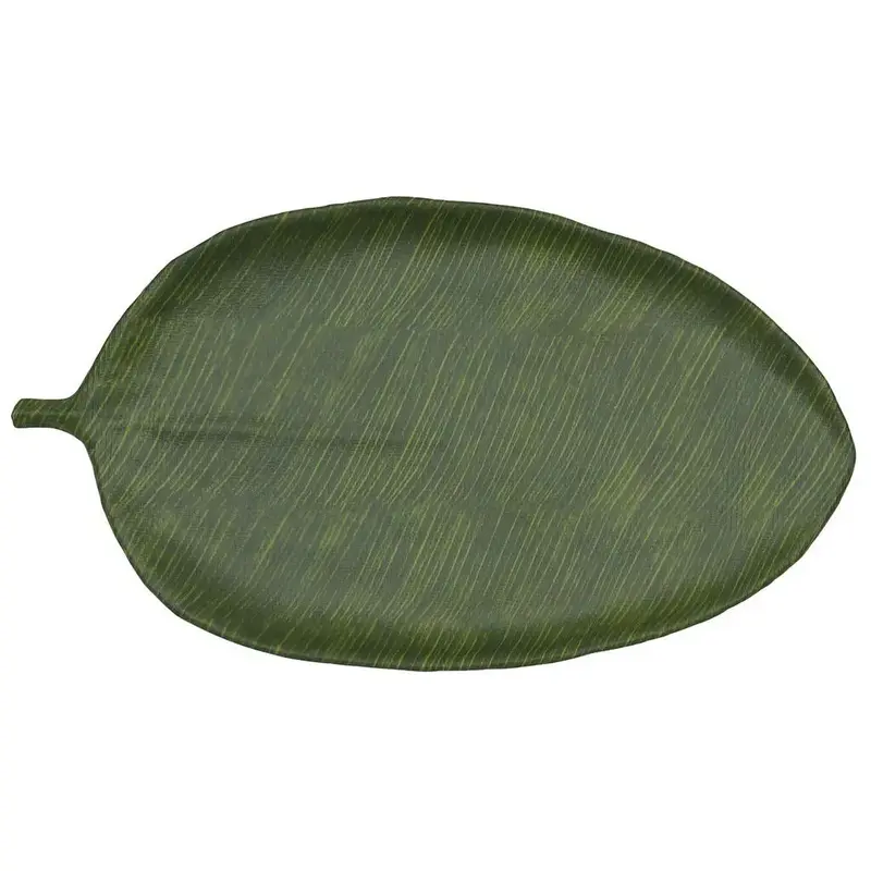 Блюдо овальное, P.L. Proff Cuisine, Green Banana Leaf, 53,5 x 29 x 3 см