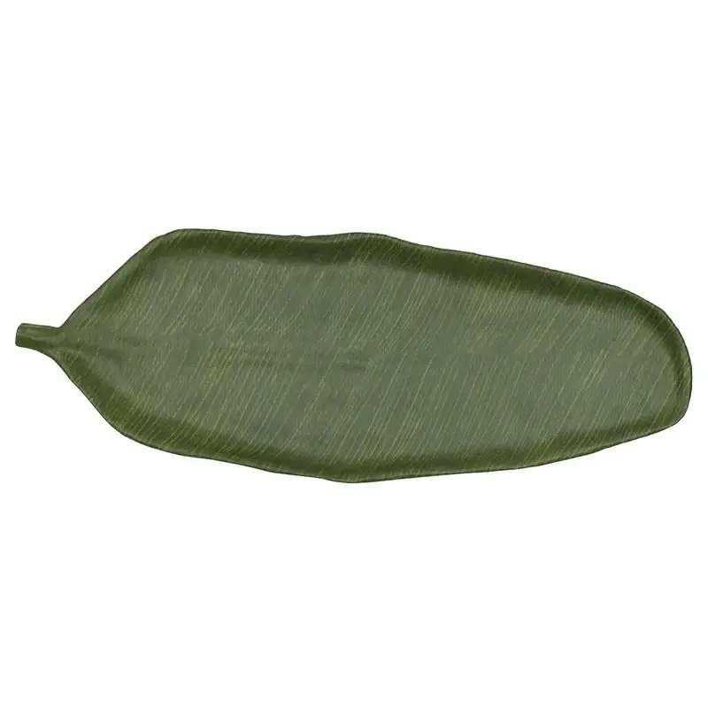 Блюдо овальное, P.L. Proff Cuisine, Green Banana Leaf, 64,5 x 24 x 3,5 см
