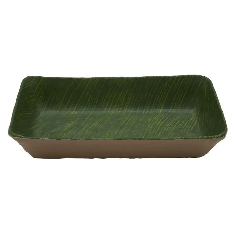 Салатник, P.L. Proff Cuisine, Green Banana Leaf, 32,5 x 17,6 x 6,5 см, 1750 мл