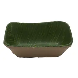 Салатник, P.L. Proff Cuisine, Green Banana Leaf, 17,6 x 10,8 x 6,5 см, 500 мл