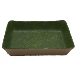 Салатник, P.L. Proff Cuisine, Green Banana Leaf, 32,5 x 26,5 x 6,5 см, 2600 мл
