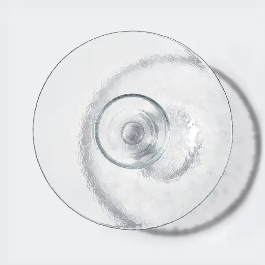 Фруктовница, Akcam, BONGO, стекло, прозрачная, d 24 см