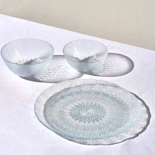 Миска стеклянная, Akcam, IZMIR, d 13 см, прозрачная