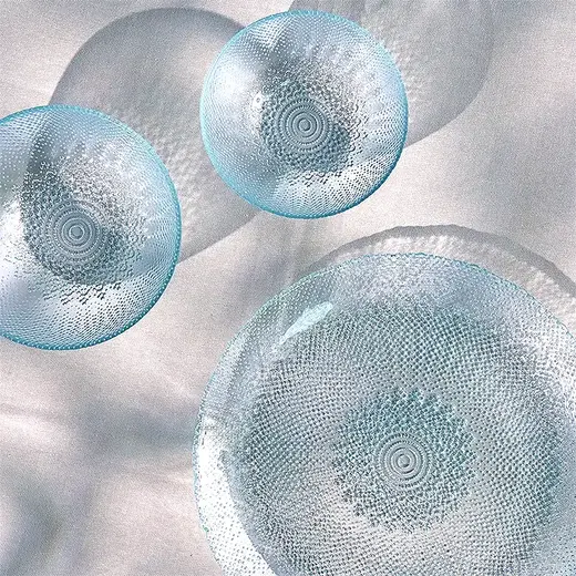 Тарелка стеклянная, Akcam, IZMIR, d 21 см, прозрачная