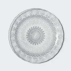 Тарелка стеклянная, Akcam, IZMIR, d 28 см, прозрачная