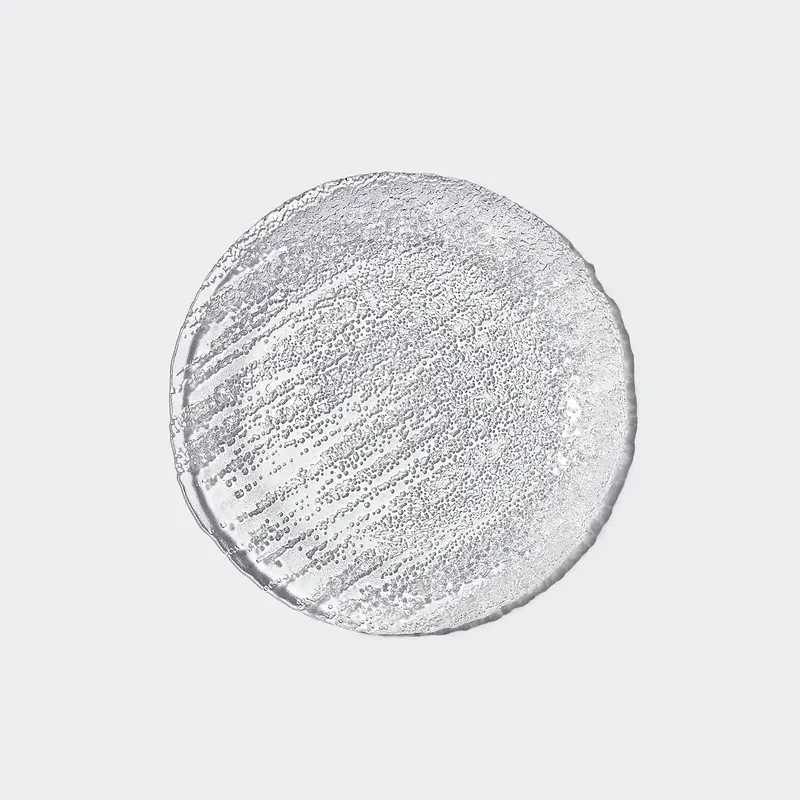 Тарелка стеклянная, Akcam, BONDY, d 21 см, прозрачная