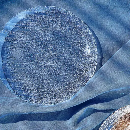 Тарелка стеклянная, Akcam, BONDY, d 21 см, прозрачная