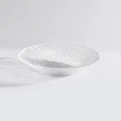 Тарелка стеклянная, Akcam, BONDY, d 20 см, прозрачная