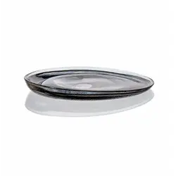 Тарелка, ArdaCam, Ola, бело-черный, d 27.5 см, h 3 см