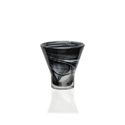 Стакан, ArdaCam, Estonia, бело-черный, d 10 см, h 10 см