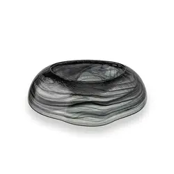 Салатник, ArdaCam, Estonia, бело-черный, d 20.5 см, h 6 см