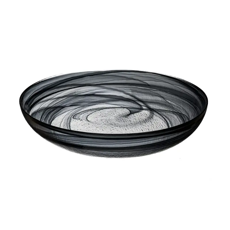 Салатник, ArdaCam, Estonia, бело-черный, d 26 см, h 8 см