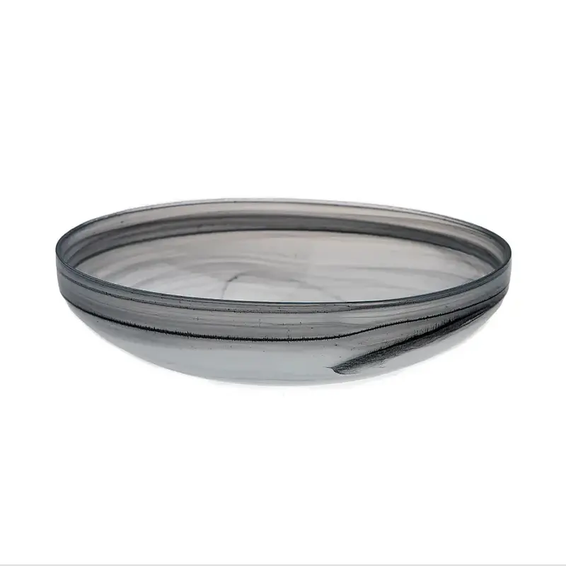 Салатник, ArdaCam, Ethos, черно-белый, d 24 см, h 5.5 см