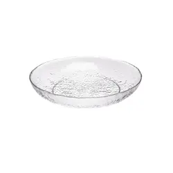 Салатник, ArdaCam, Hammered, прозрачный, d 25 см h 4.5 см