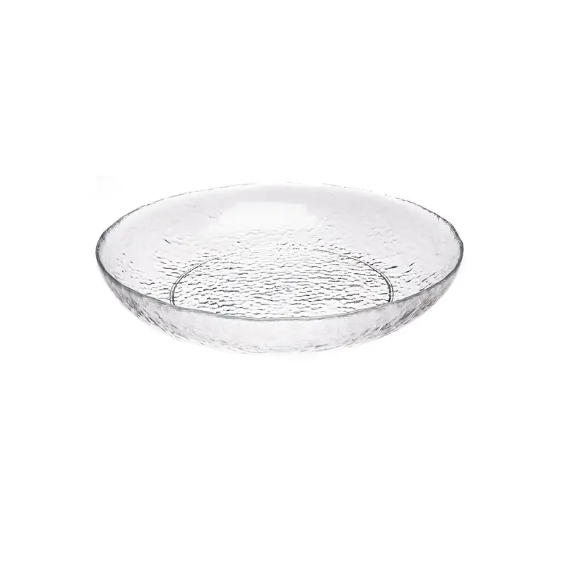 Салатник, ArdaCam, Hammered, прозрачный, d 25 см h 4.5 см