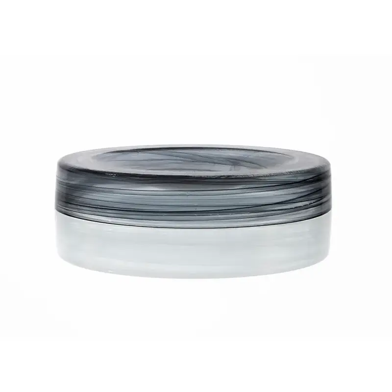 Блюдо, ArdaCam, Hollow, бело-черное, d 30 см, h 4 см