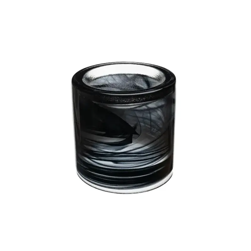 Салатник, ArdaCam, Hollow, бело-черный, d 10 см, h 10 см