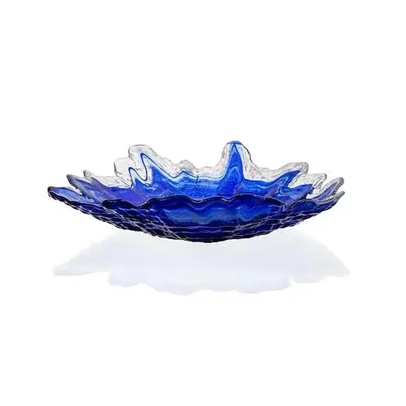 Блюдо, ArdaCam, Mabel, синее с белыми вкраплениями, 37 x 28 см, h 7.5 см