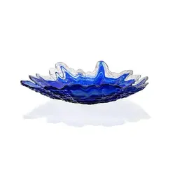 Блюдо, ArdaCam, Mabel, синее с белыми вкраплениями, 37 x 28 см, h 7.5 см