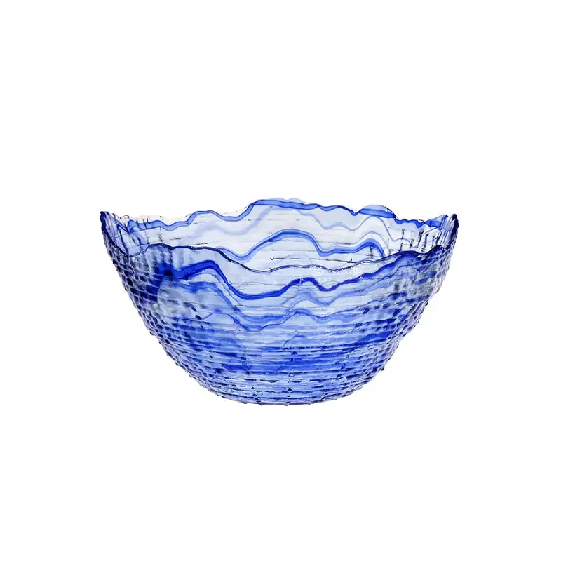 Салатник, ArdaCam, Sea urchin, синий, d 28 см h 14 см