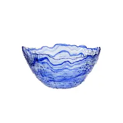 Салатник, ArdaCam, Sea urchin, синий, d 28 см h 14 см