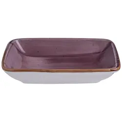 Салатник касалетка, Bonna, Aura Black Berry, 200 мл, l 15 см, b 9 см, h 3.3 см