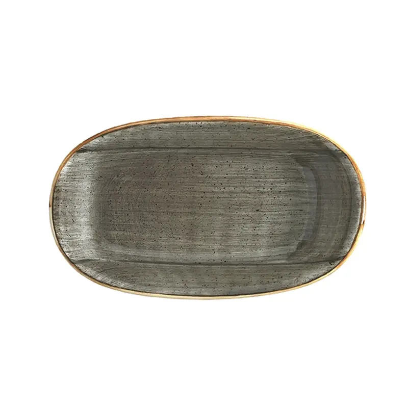 Блюдо овальное, Bonna, Aura Space , l 24 см, b 14 см