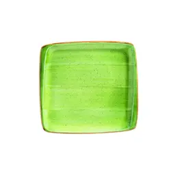 Тарелка квадратная без полей, Bonna, Aura Therapy , l 15 см, b 14 см