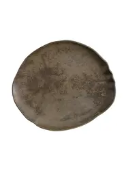 Блюдо овальное, волнистый край, Bonna, Bazalith, 24 x 21 см