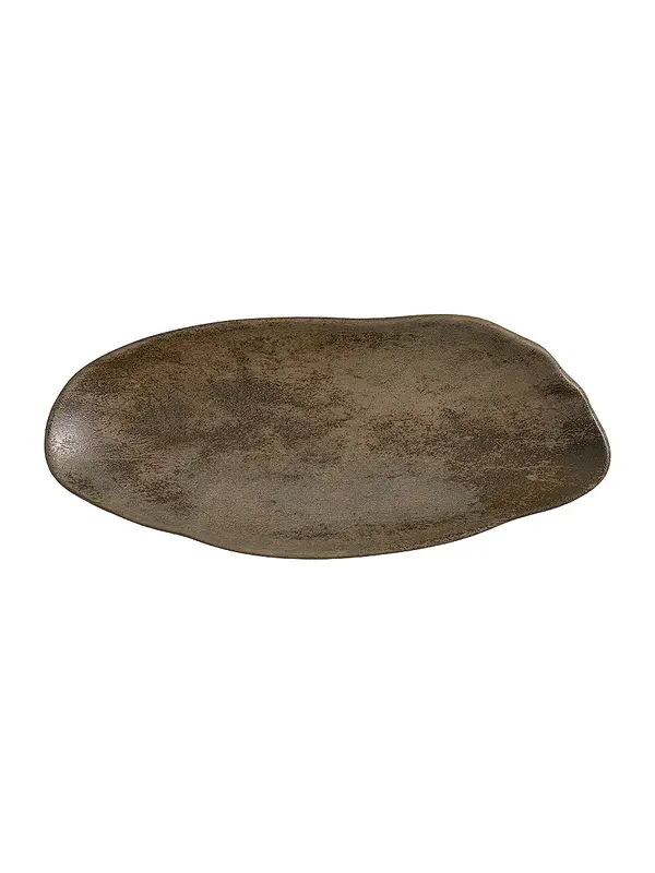 Блюдо для подачи, волнистый край, Bonna, Bazalith, 36.5 x 17 см