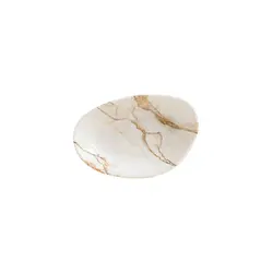 Соусник овальный, волнистый край, Bonna, Granix, 12 x 8 x 2.2 см, 70 мл