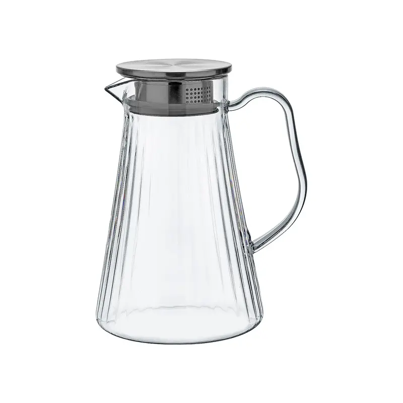 Кувшин с крышкой, Bonna, Infinityglass, 1.5 л, d 10.5 см, h 26 см