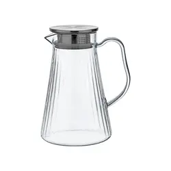Кувшин с крышкой, Bonna, Infinityglass, 1.5 л, d 10.5 см, h 26 см