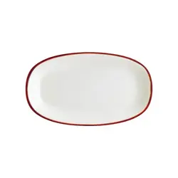 Блюдо овальное, Bonna, Linea, Бургунди, 15 х 8,5 см