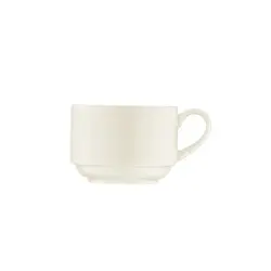 Чашка чайная штабелируемая, Bonna, White, 180 мл, d 7.8 см, h 6 см, (блюдце 62700,68283)