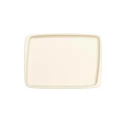 Блюдо прямоугольное, Bonna, White, l 23 см, b 16 см