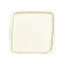 Тарелка прямоугольная без полей, Bonna, White, l 27 см, b 25 см