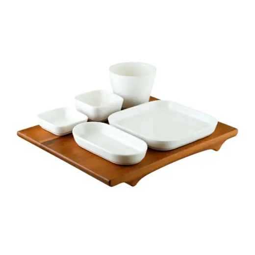 Салатник, Bonna, White, 265 мл, l 15 см, b 8 см, h 4.2 см