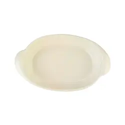 Блюдо для запекания и подачи овальное с ушками, Bonna, White, 1.2 л, l 31 см, b 18.5 см, h 