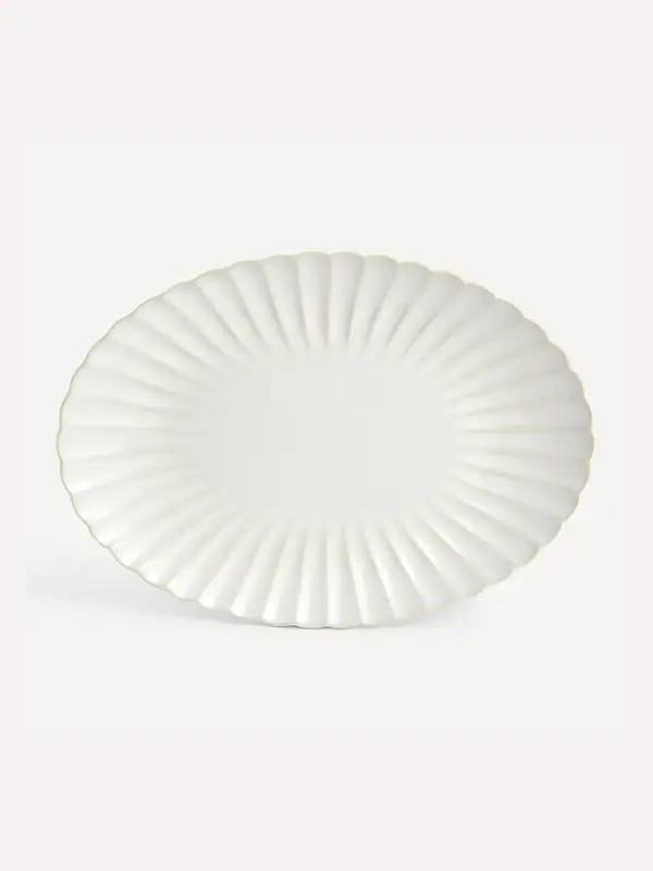 Блюдо овальное, Carta, Fiore, 30.8 x 21 x 2.5 см