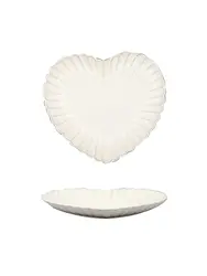 Тарелка для подачи в форме сердца, Carta, Fiore, 21.5 x 19.5 x 2.7 см